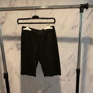 Black biker shorts